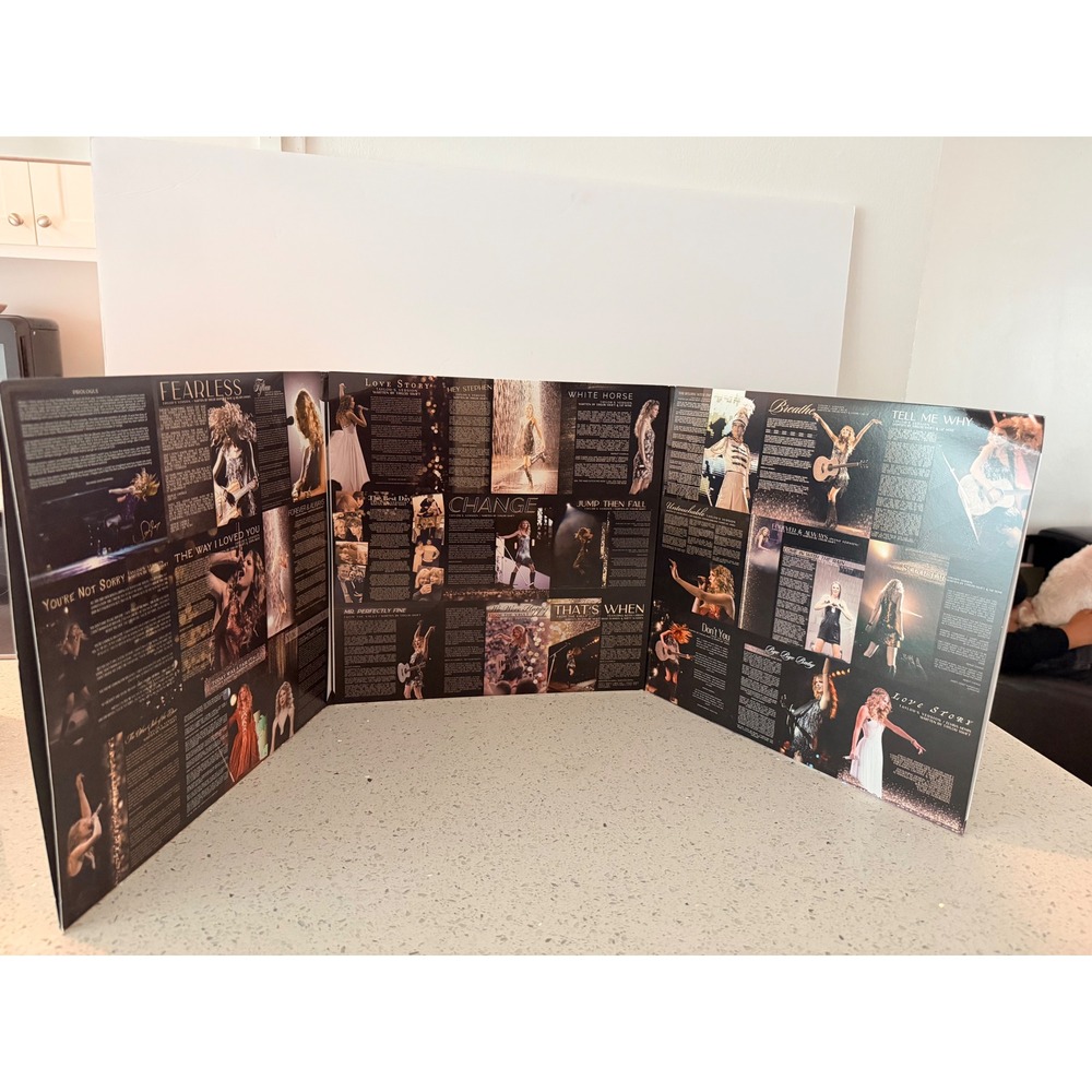 Taylor Swift Fearless Taylor's Version Gold 3LP Vinyl Record Set 2021 - Picture 3 of 12